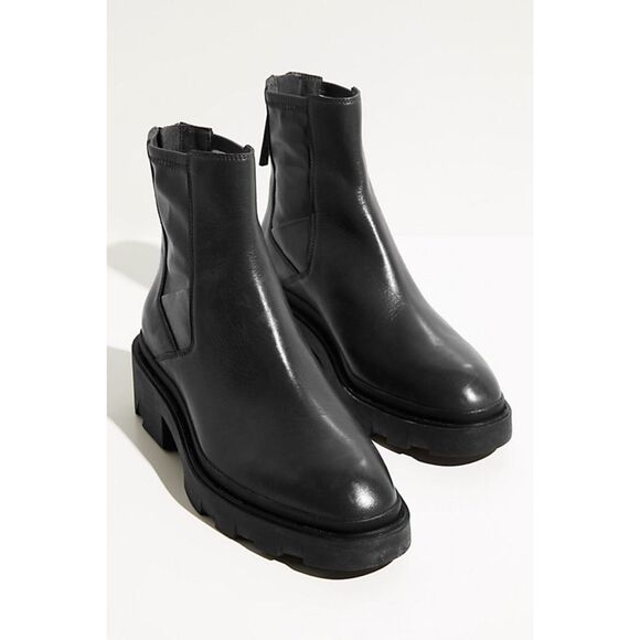Free People x ASH Magma Lugged Platform Chelsea Biker Boots $250 Sz 41 - Picture 1 of 12